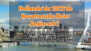 2022 yılının Hollanda bütçesi, Hollanda'da 2022'de Hayatımızda Neler Değişecek?? Vergi, sağlık sigortası ve maaşlar