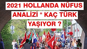 Hollanda'da ne kadar Türk var? Hollanda'da kaç Türk yaşıyor? İşte Hollanda Türk Nüfus analizi