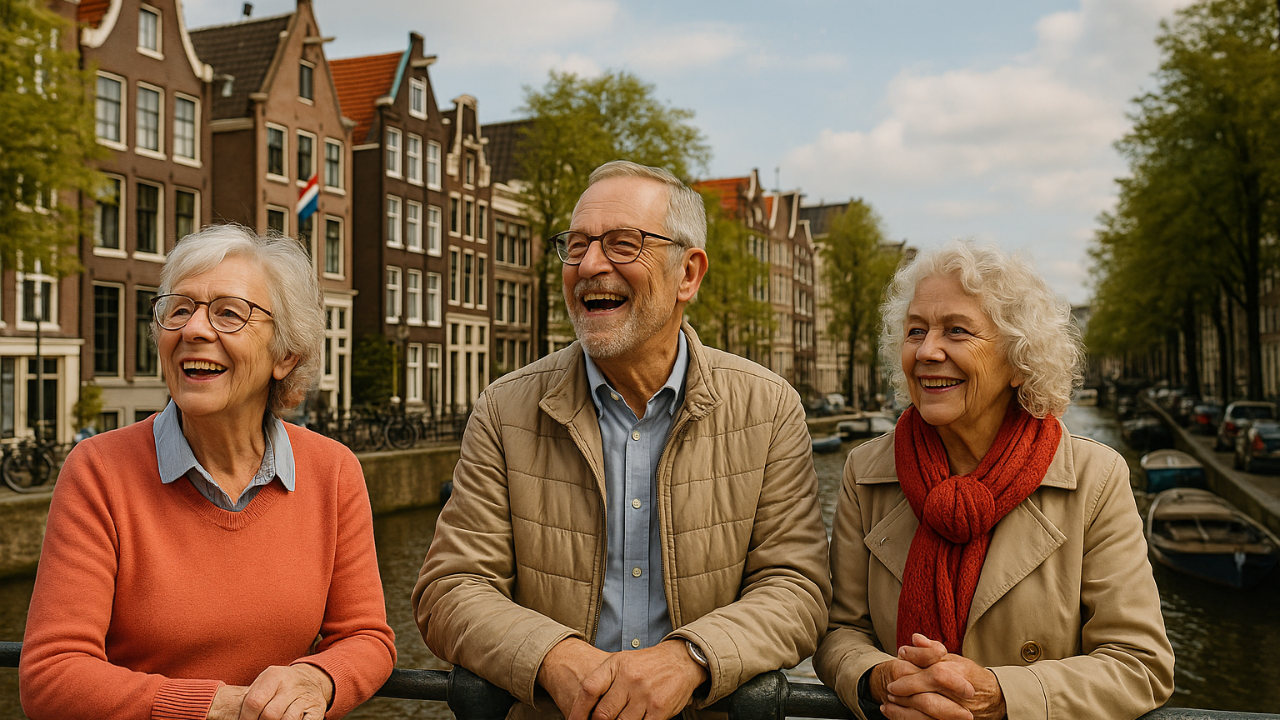 Hollanda'nın Aktif Yaşlanma Endeksi 2024'te 43,7 Oldu