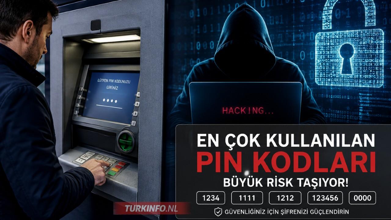 Banka Hesabı Olan Herkesi İlgilendiriyor: En Çok Kullanılan PIN Kodları Açıklandı!