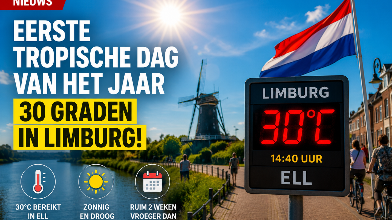 Hollanda Kavruluyor! İlk 30 Derece Resmen Geldi