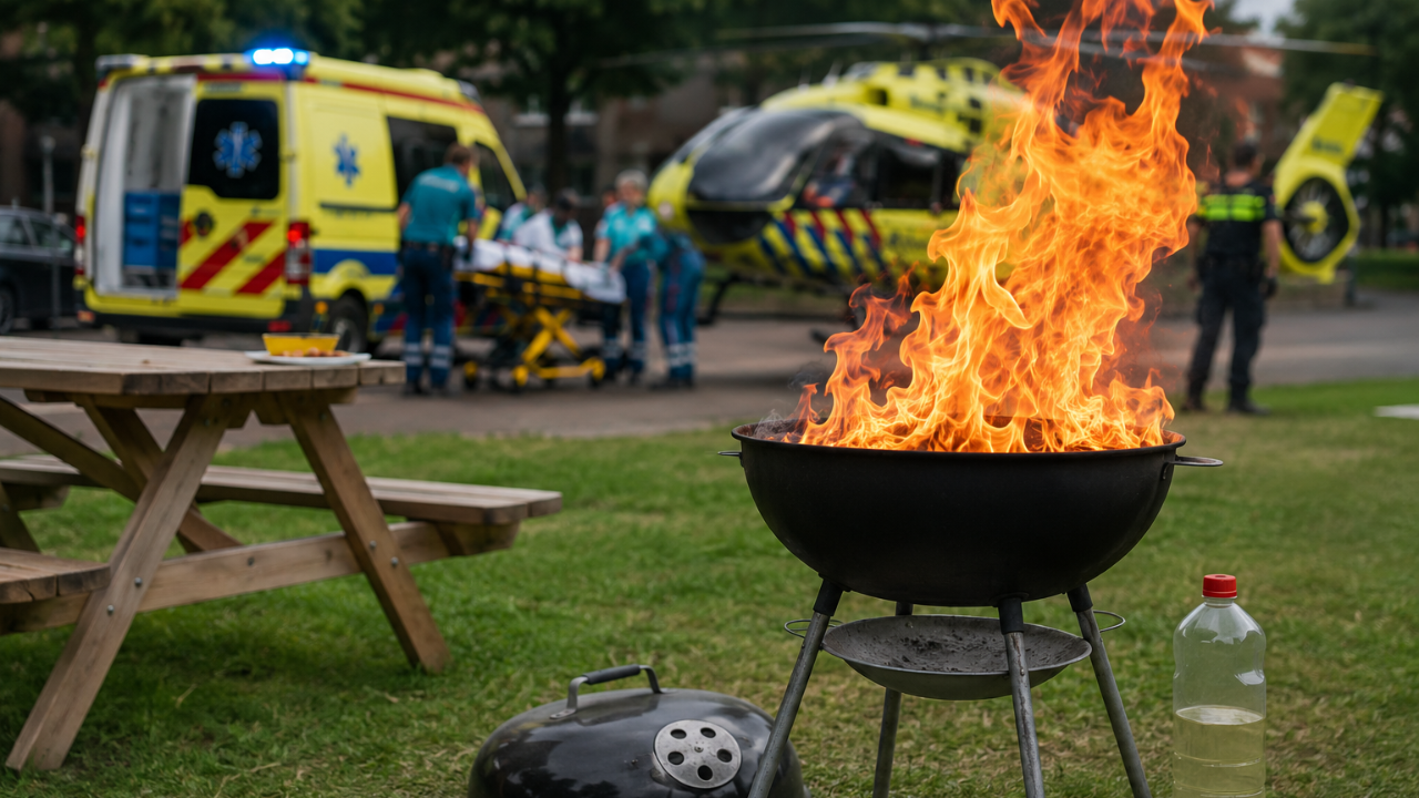 Hollanda’da Barbekü Faciası: Breda’da Alevler İçinde Kalan 2 Çocuk Ağır Yaralandı