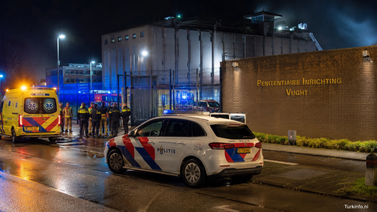 Hollanda’da Cezaevi Alarmı: Yangın Sonrası Yüzlerce Mahkum Tahliye Edildi