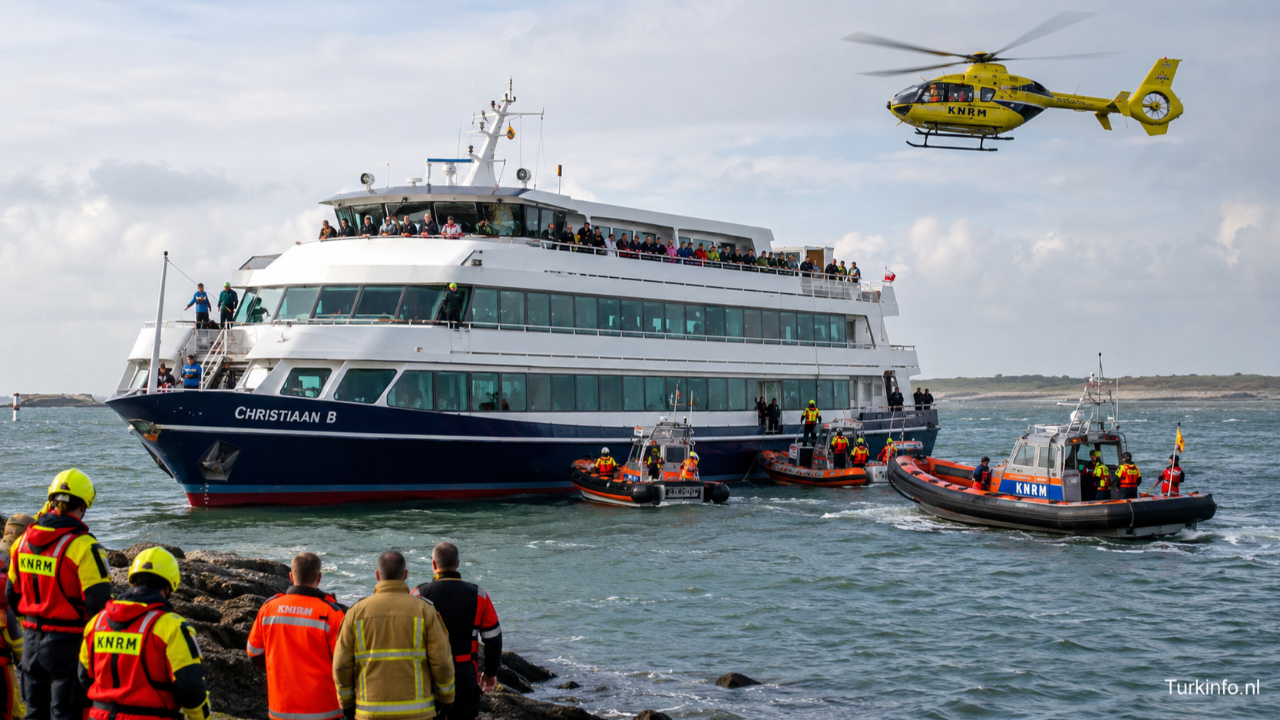 Oosterschelde’de Panik Anları: 140 Yolcu Son Anda Tahliye Edildi