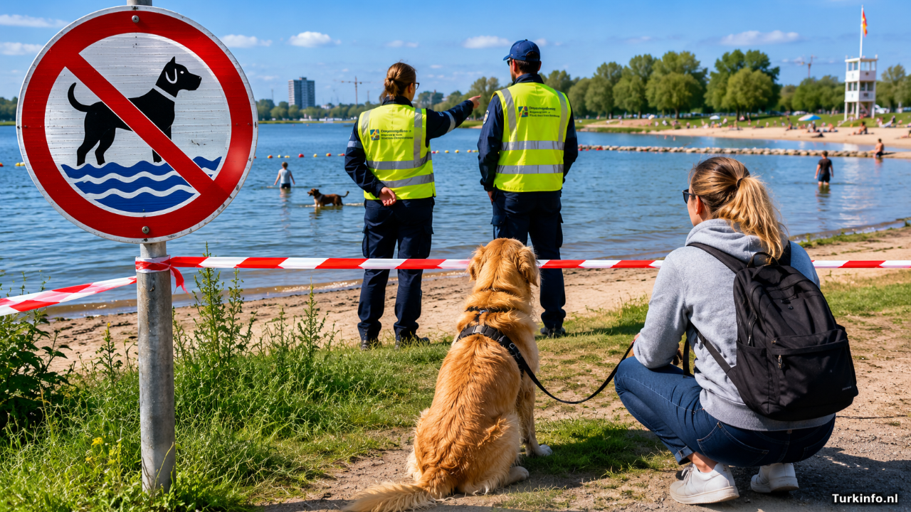 Almere Sahilinde Gizemli Hastalık Alarmı: Köpekler İçin Yüzme Yasağı Getirildi