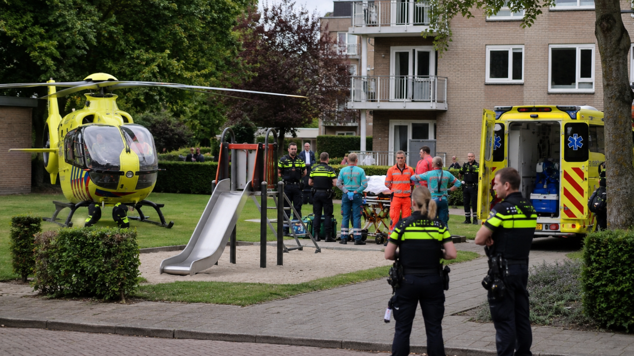 Apeldoorn’da Pencereden Düşen Çocuk Hastaneye Kaldırıldı