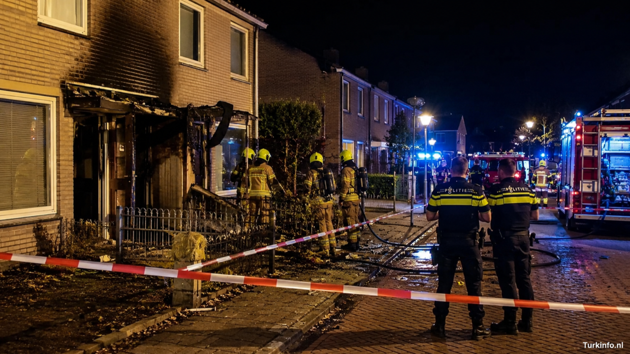 Eindhoven’da Gece Yarısı Patlama: Evde Büyük Hasar Meydana Geldi