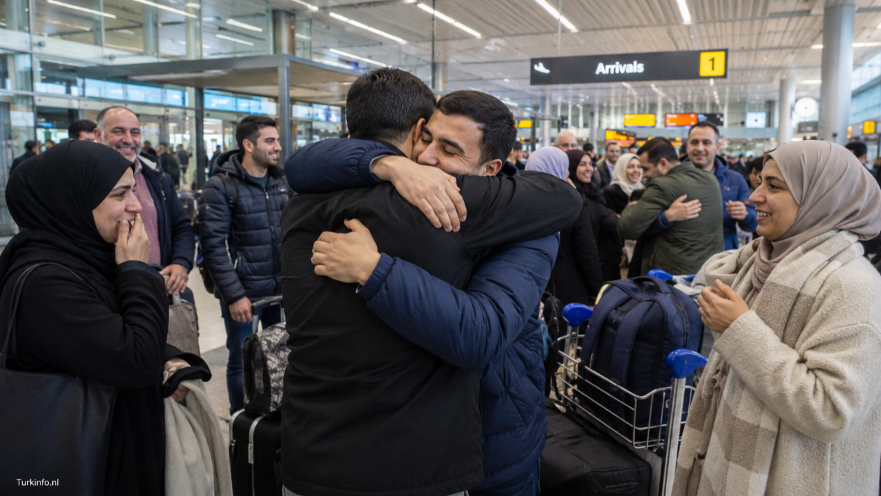Gazze'den Hollanda'ya Zorlu Yolculuk Sona Erdi: 42 Filistinli Schiphol'e Ulaştı