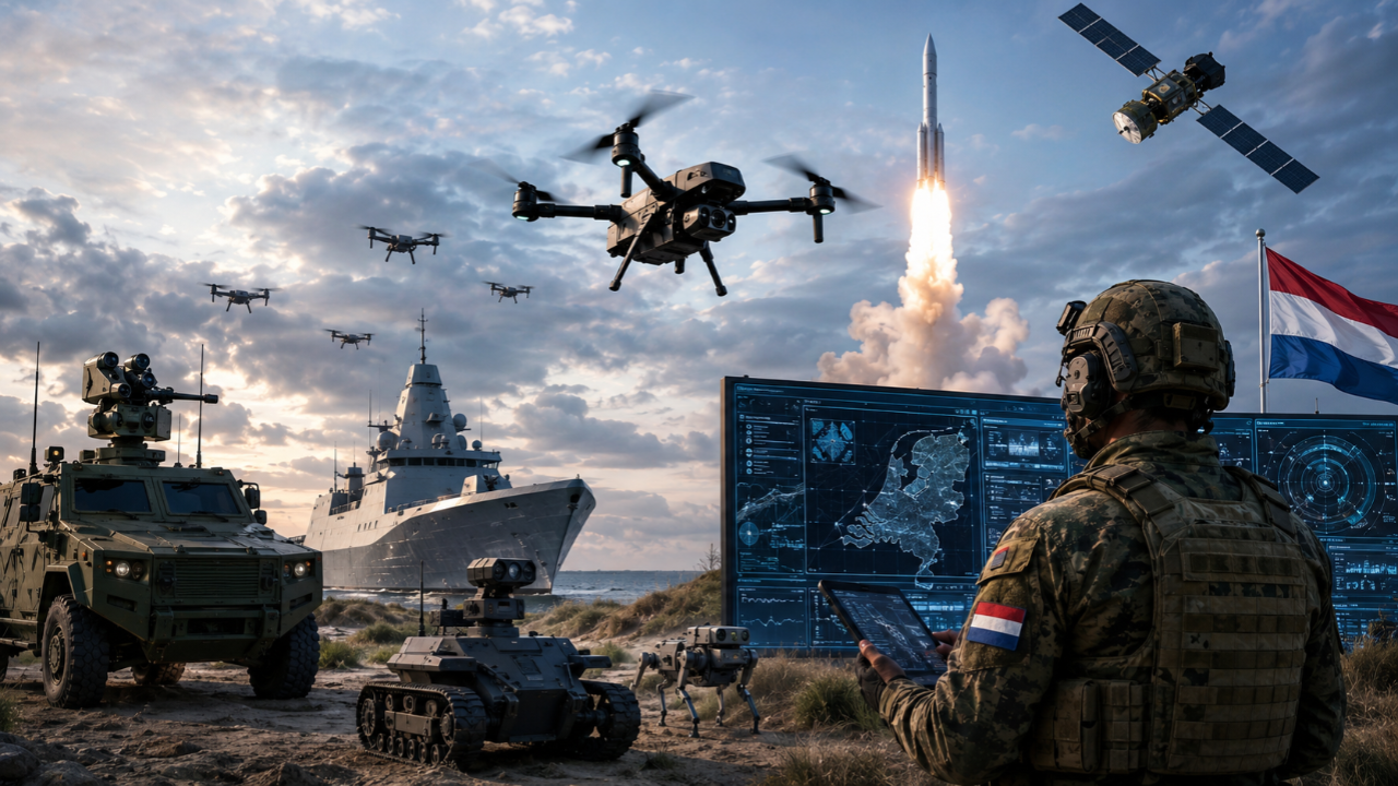 Hollanda Savunmada Tarihi Dönüşüm Başlattı: Yapay Zekâ, Drone Filoları ve Uzay Komutanlığı Geliyor