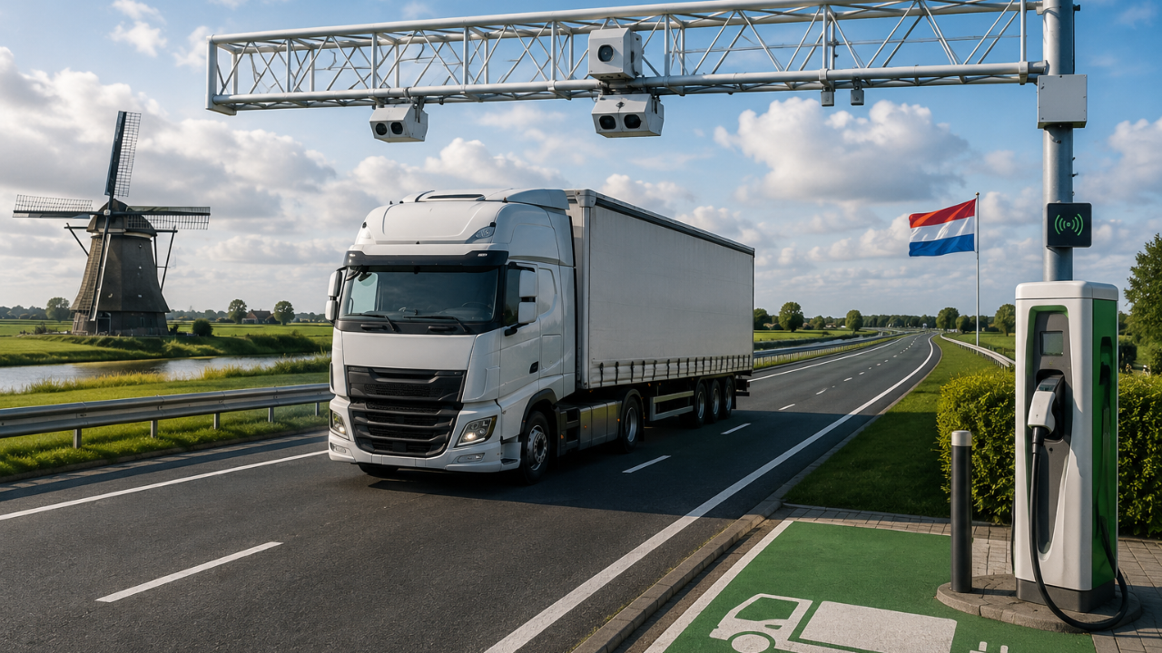 Hollanda'da Kamyonculara Yeni Dönem: 1 Temmuz'da Kilometre Ücreti Başlıyor