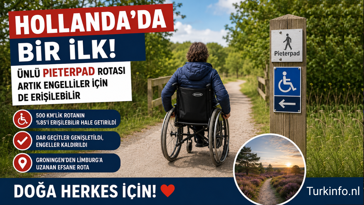 Hollanda’da Tarihi Adım: Ünlü Pieterpad Rotası Engellilere Açıldı