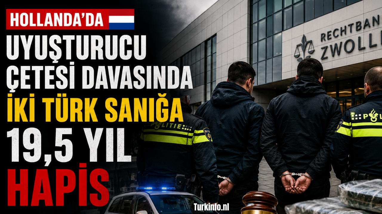 Hollanda'da Uyuşturucu Çetesi Davasında Türklere Ağır Hapis Cezası