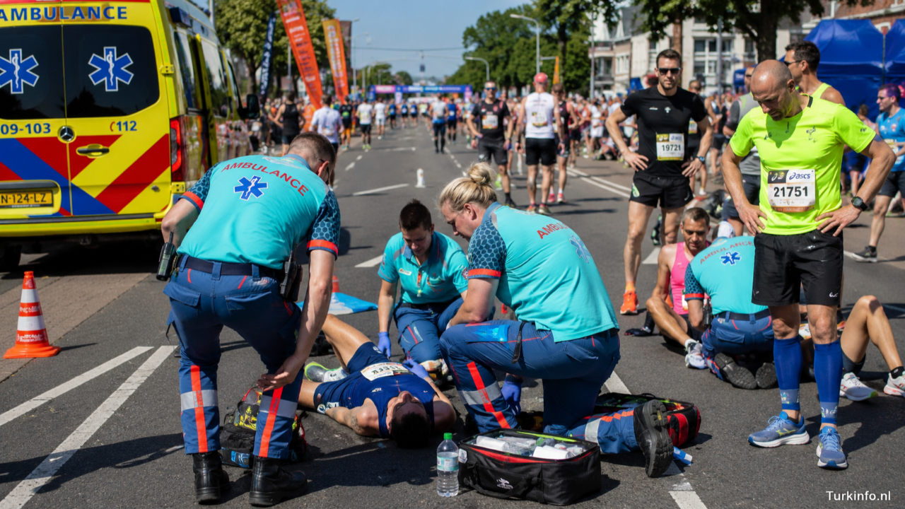 Hollanda’daki Maratonlarda Sıcak Alarmı: Çok Sayıda Koşucu Fenalaştı