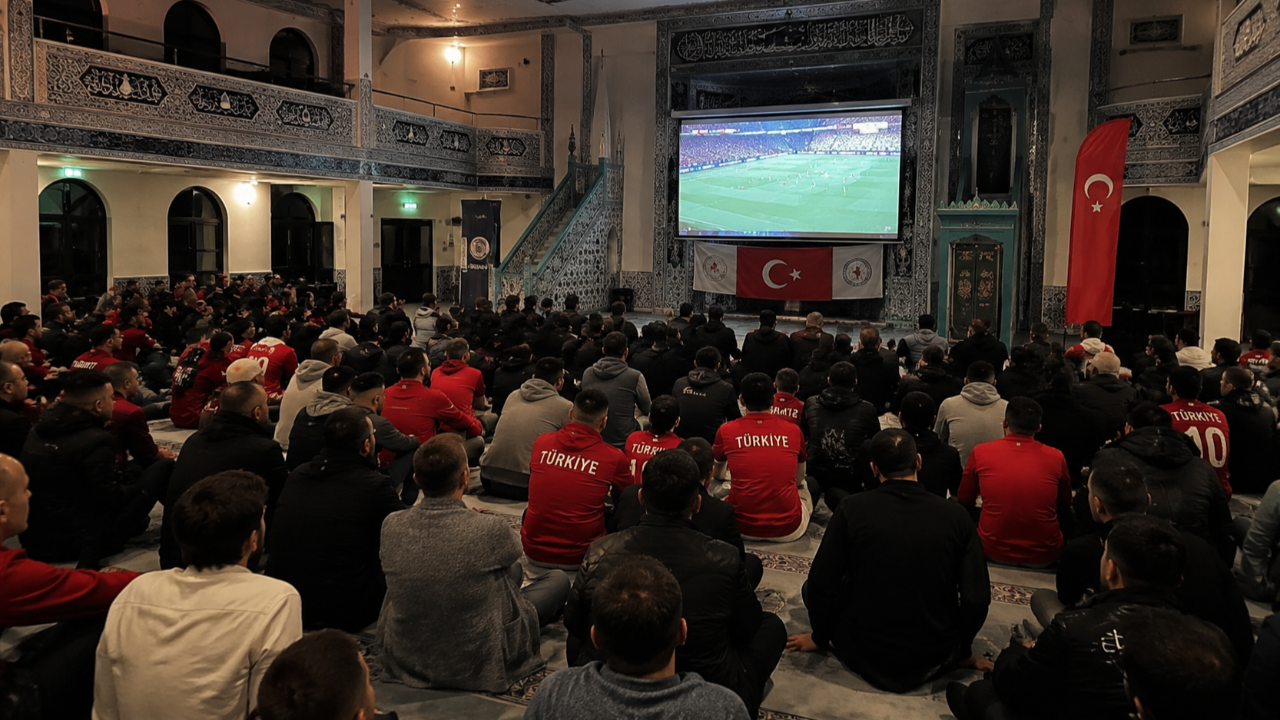 Hollanda’daki Türk Camilerinde Dünya Kupası Seferberliği: Sabah Namazından Dev Ekrana Milli Heyecan