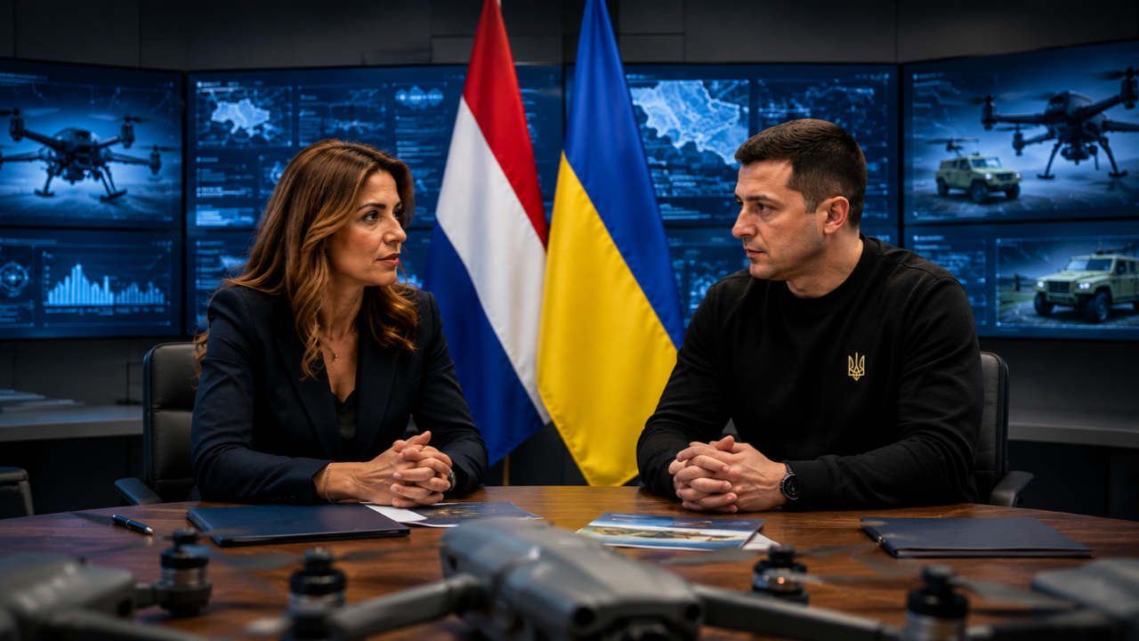 Hollanda’dan Ukrayna’ya 500 Milyon Euroluk Dev Destek: Drone Teknolojisinde Yeni Dönem