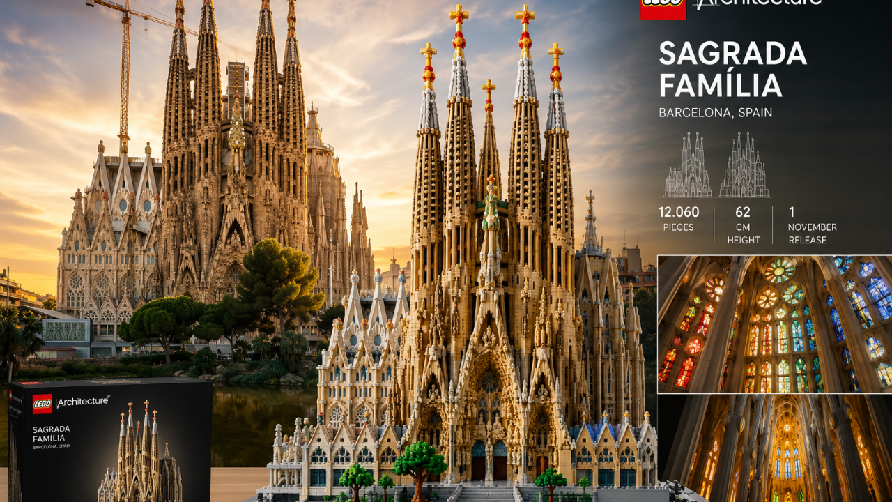 LEGO Tarih Yazdı: 12.060 Parçalık Dev Sagrada Família Setini Tanıttı!