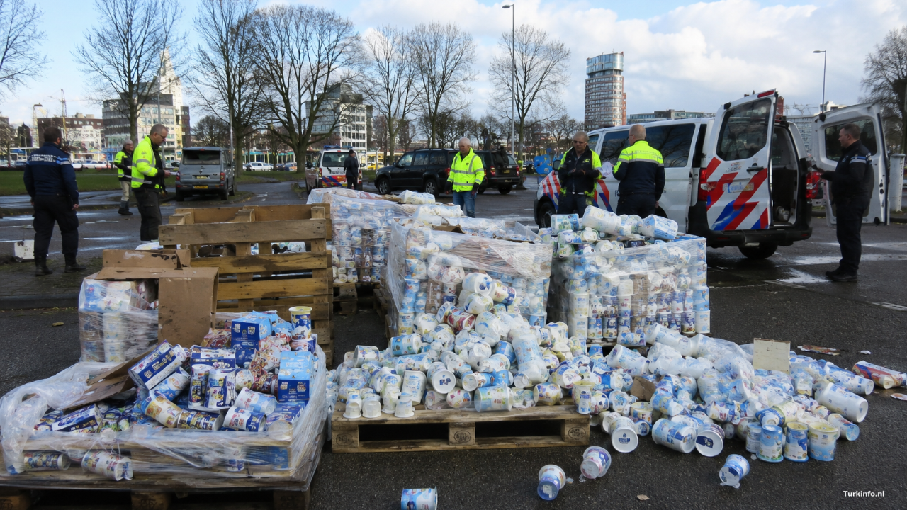 Rotterdam Çevresinde Gizemli Gıda Atıkları: Tonlarca Süt Ürünü Ortaya Çıktı