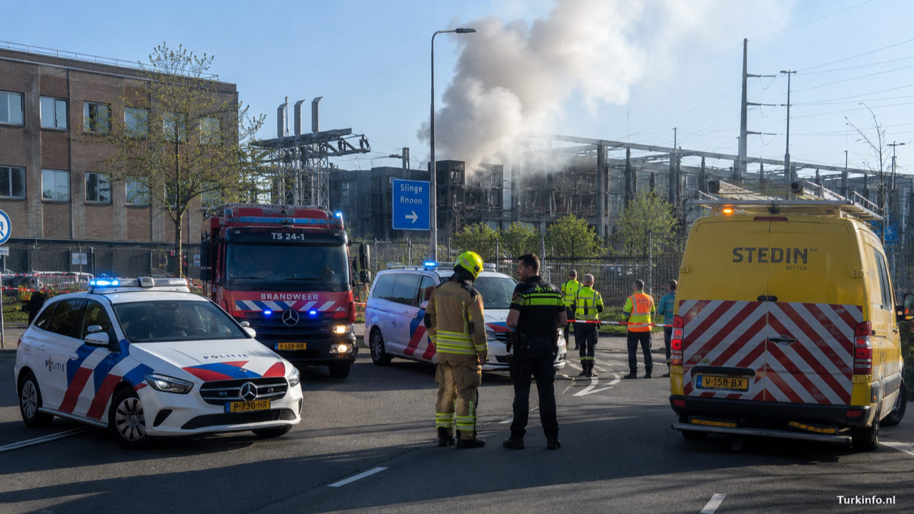 Rotterdam Elektrik Kesintisi: Trafo Yangını Binlerce Haneyi Etkiledi