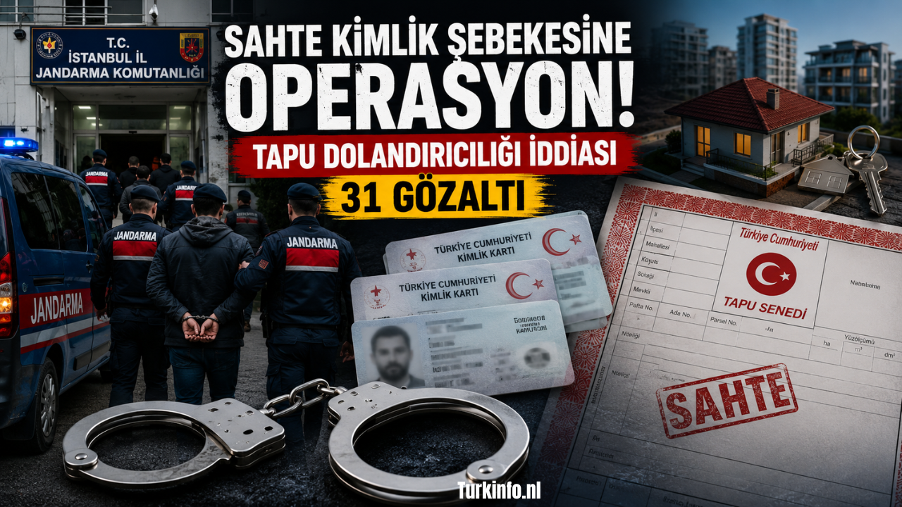Gurbetçilere Tapu Uyarısı: Sahte Kimlik Şebekesine Operasyon, 31 Gözaltı