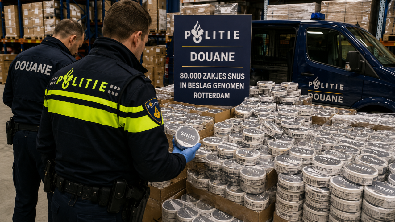 Hollanda'da Rekor Operasyon: Rotterdam'da 80 Bin Paket Yasa Dışı Snus Ele Geçirildi