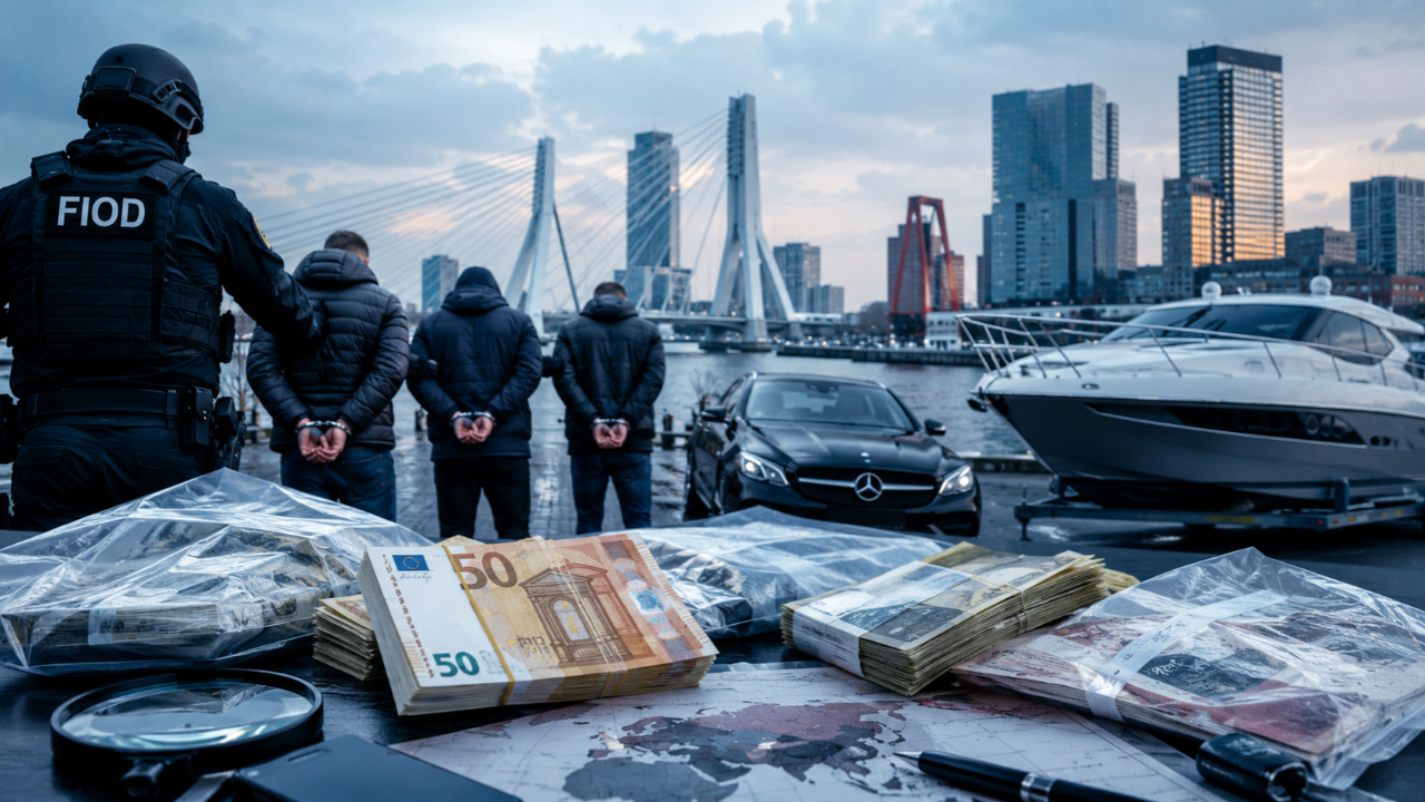 Rotterdam'da 100 Milyon Euroluk Kara Para Operasyonu: 3 Kişi Gözaltında