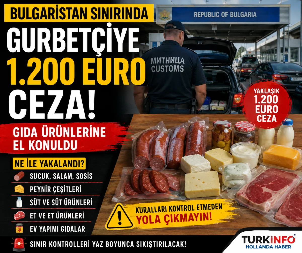 Bulgaristan Sınırında Gurbetçiye 1.200 Euro Ceza! Araçtaki Gıda Ürünlerine El Konuldu